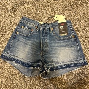 LEVI 501 denim shorts